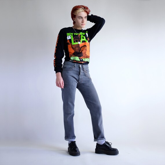 Vintage Levis Jeans Grey Faded 