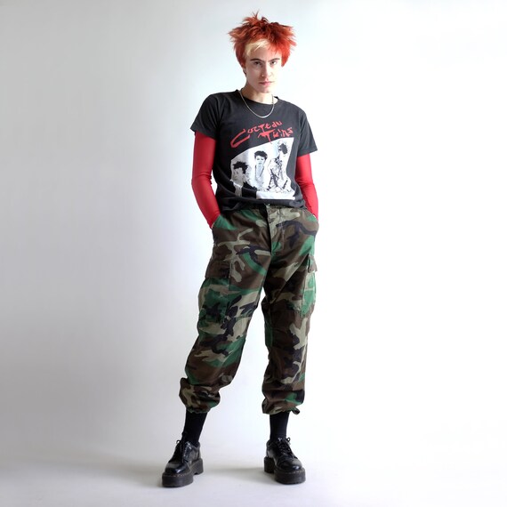 camouflage parachute pants