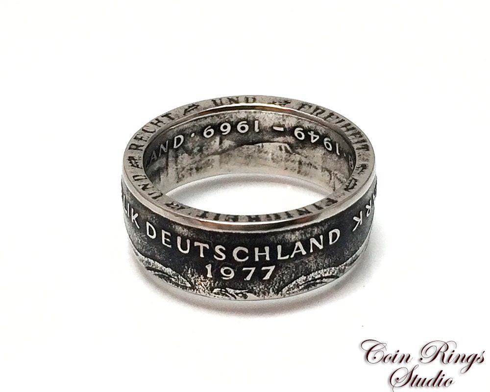 Coin rings made of copper and brass (Old SA coins) – Bundubeard