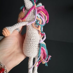 Crochet unicorn, Unicorn gifts, Gift for girls image 8