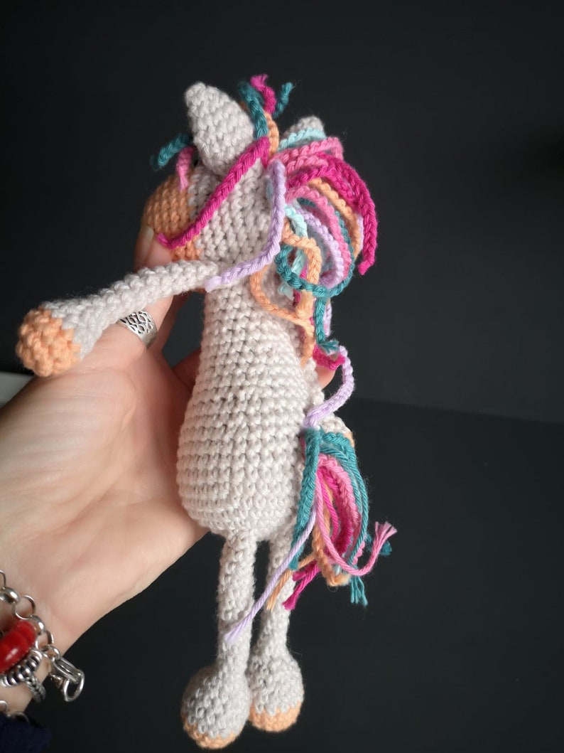 Crochet unicorn, Unicorn gifts, Gift for girls image 8