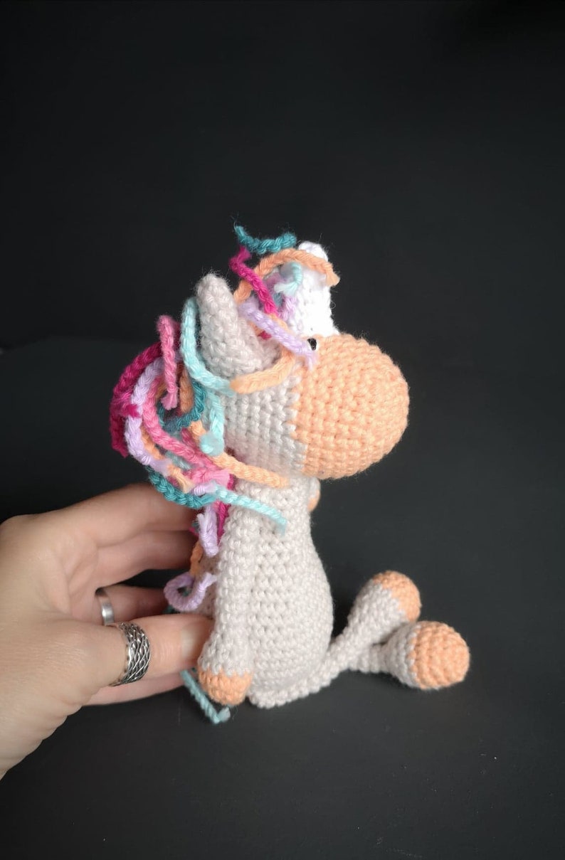 Crochet unicorn, Unicorn gifts, Gift for girls image 5