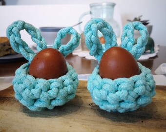 Easter bunny egg cup, Easter egg holder, Easter table decorations