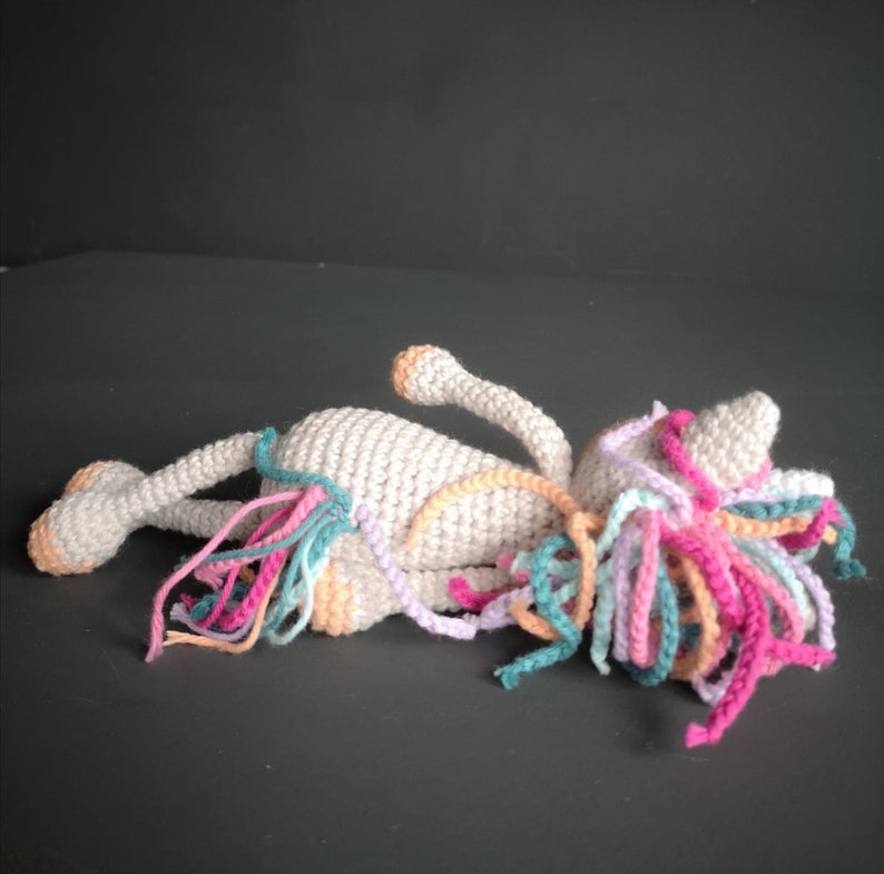 Crochet unicorn, Unicorn gifts, Gift for girls image 3