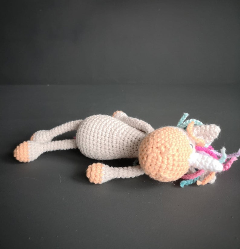 Crochet unicorn, Unicorn gifts, Gift for girls image 7