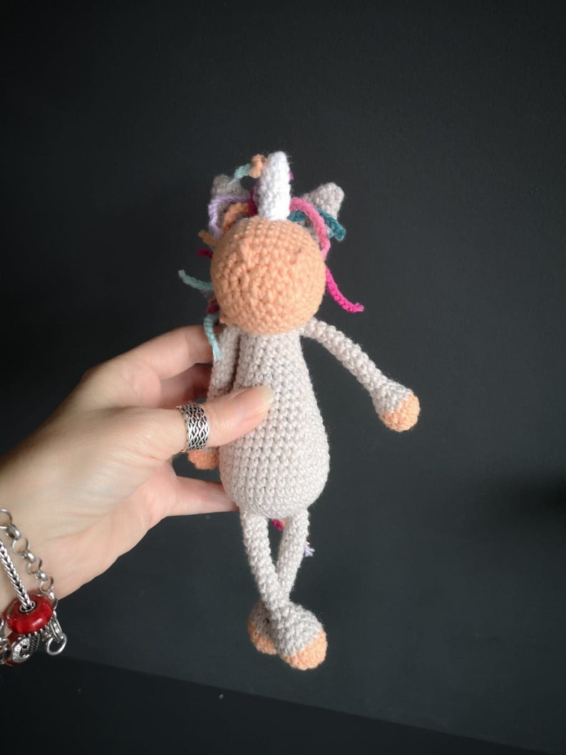 Crochet unicorn, Unicorn gifts, Gift for girls image 2