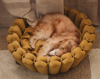 Cama para perros Snuggle: un refugio moderno y acogedor para perros pequeños "HAVEN"