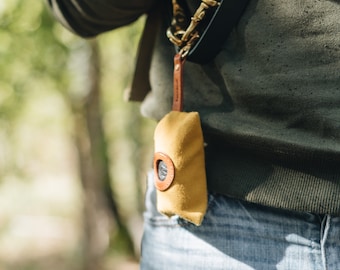 NOI: Canvas & Leather Poop Bag Holders - Customize Your Perfect Walk Accessory, Designed For Adventurer's Spirit And His Furry Companion