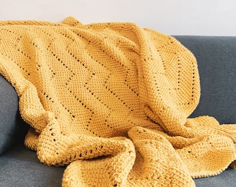 TUNISIAN CROCHET PATTERN, tunisian crochet blanket, tunisian crochet throw, afghan crochet, tunisian crochet afghan, Zig-zag crochet