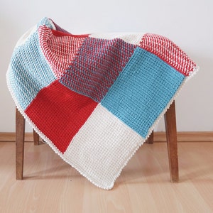 TUNISIAN CROCHET PATTERN - Crochet Baby Blanket Pattern - Afghan Crochet Pattern - Crochet Afghan - Crochet Blanket Pattern