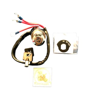 Harley 3 Position Round Key Ignition Switch Replacement for HD # 71428-90A