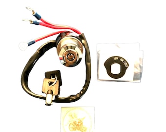 Harley 3 Position Round Key Ignition Switch Replacement for HD # 71428-90A