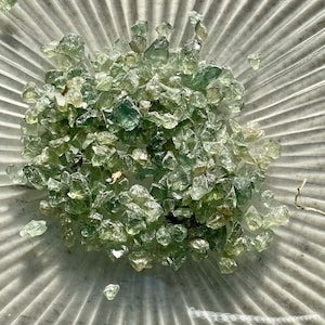 Green Apatite - Medium Chips - no powder 100% Crystal Soothing Abundance Gentle Heart Life+LOVE!