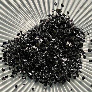 Shungite Noble Elite - Just Above 2 mm - no powder - 100% Crystal - Cleansing Clearing Strenghtening Well Being! Life+LOVE!
