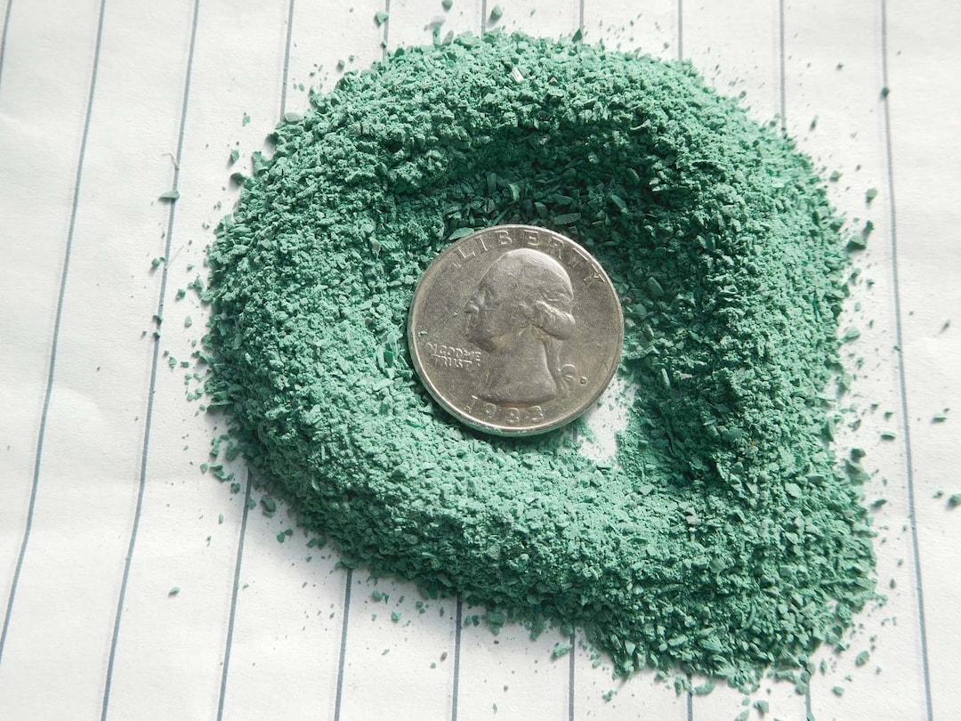 Malachite Powder 1mm and Smaller 100 Crystal Lifelove Etsy