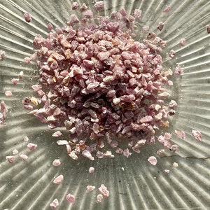 Ruby India - Just Above 2mm - no powder 100% Crystal Heart Protection Guidance Love Power Life+LOVE!