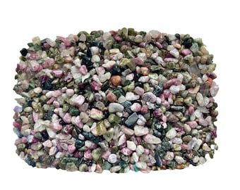 Multi Colored Tourmaline - Small Tumbled Chips - no powder 100% Crystal - Life+LOVE! 5-8mm