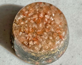 Pink Himalayan Salt Single Crystal Small Tower Buster            Positive Orgone =Life+LOVE!!!