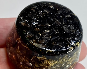 Shungite Elite Noble Small Tower Buster Single Orgone #99  Positive Orgone =Life+LOVE!!!