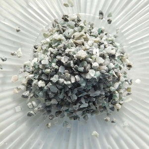 Emerald Just Above 2mm no powder 100% Crystal  Love Good Fortune Life+LOVE!