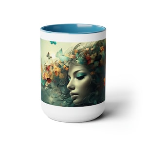 Angel Princess Colorful Butterflies Electric Cool Being Your Best Happy Great Gift idea Teacher Mom Dad Family Love Coffee Mugs 15oz #45
