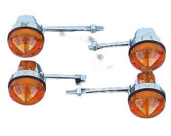 Juego de intermitentes Lucas de repuesto para Triumph BSA Norton