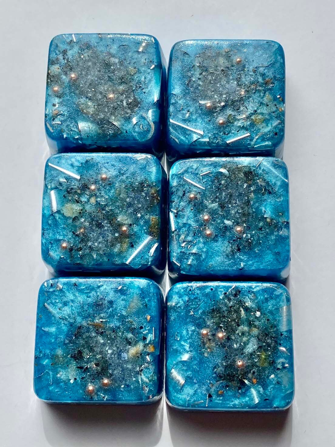 Sky Blue Mini Cube Tower Busters Positive Orgone Energy | Etsy