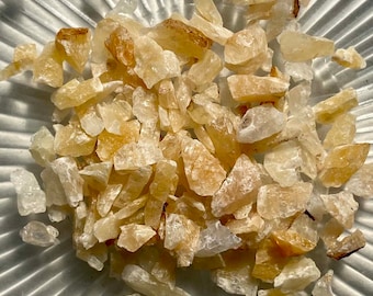 Yellow Aventurine - Medium Chips - no powder 100% Crystal solar light energy Sacral Chakra Life+LOVE!