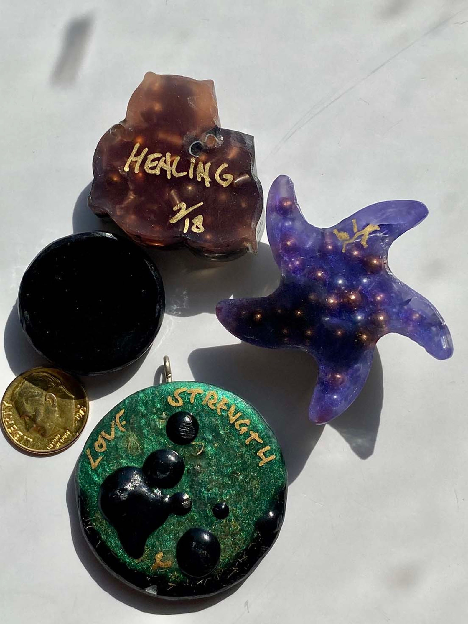 Vortex Spiral Little Sunshine Power Coin Pendant Owls Mini Spiral 4 ...