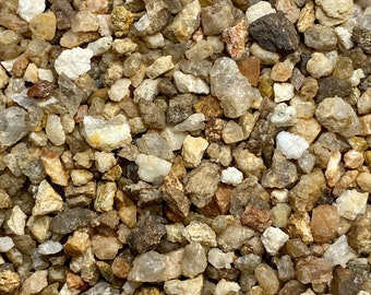 Mina Diamond Hill - Esquirlas medianas - sin polvo - ¡100 % cristal vivo + AMOR! Extraído de Carolina del Sur