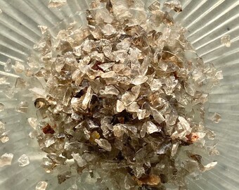Smoky Quartz Just Above 2mm no powder 100% Crystal Protection Clears Negative Energies Life+LOVE!