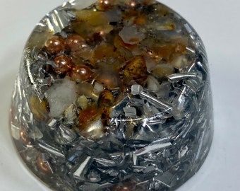 Crystal Clear Small Tower Busters Positive Orgone Energy Accumulator Generator=Life+LOVE!!!