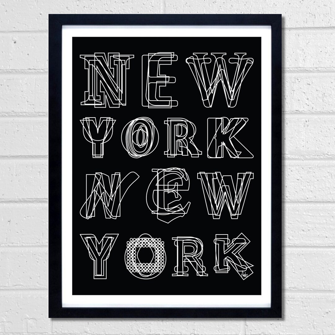 new-york-new-york-lyrics-typography-poster-black-and-white-typography