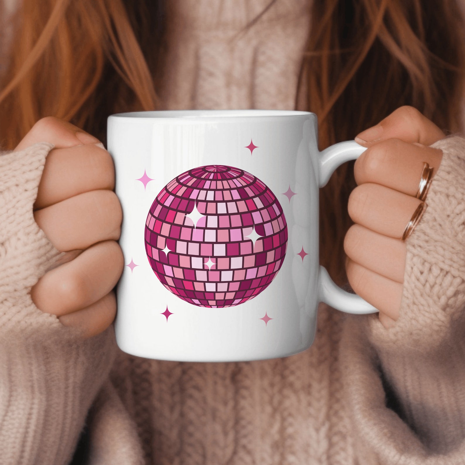Pink Disco Ball Svg Cute Disco Balls Png Groovy Clipart Mirrorball ...