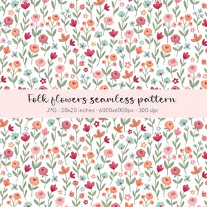Petit modèle sans couture de jardin floral, petites roses tissu numérique JPG