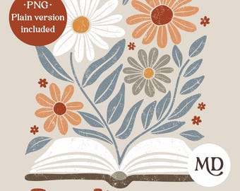 Svg de fleurs sauvages bohèmes pour tshirt Fleurs sauvages Matisse vintage florales ondulées rétro png Fleurs abstraites Art nouveau pour rat de bibliothèque Cottagecore des années 70