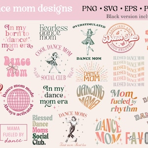 In meiner Tanz Mama Ära Clipart In meiner Tanz Mama Ära Clipart Vintage Tanz Zitate svg Tanzende Mama sagen Png Tanz Schnittdateien Design Sublimation
