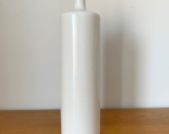 Mid Century Modern White "single rose" Vase