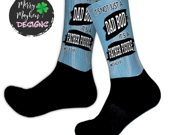 Shit Hot Dad Mens Black Calf Socks Fathers Day Dad Husband Boyfriend Uncle Grandpa Grandad Present