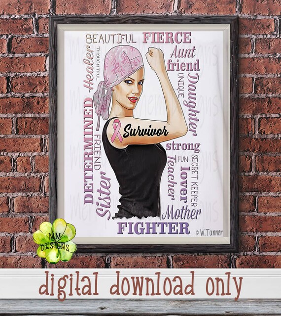 Sublimation Designs,Survivor,Cancer Svg,Digital Download,Rosie The.