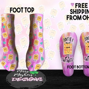 Womens Funny Don&#39;t Be A Tw*twaffle Fashion Ankle Socks, Unique Gag Gift Idea for Coworkers, Adult Humor Secret Sister White Elephant Gift