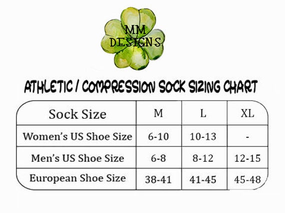 Charm King Compression Socks Size Chart