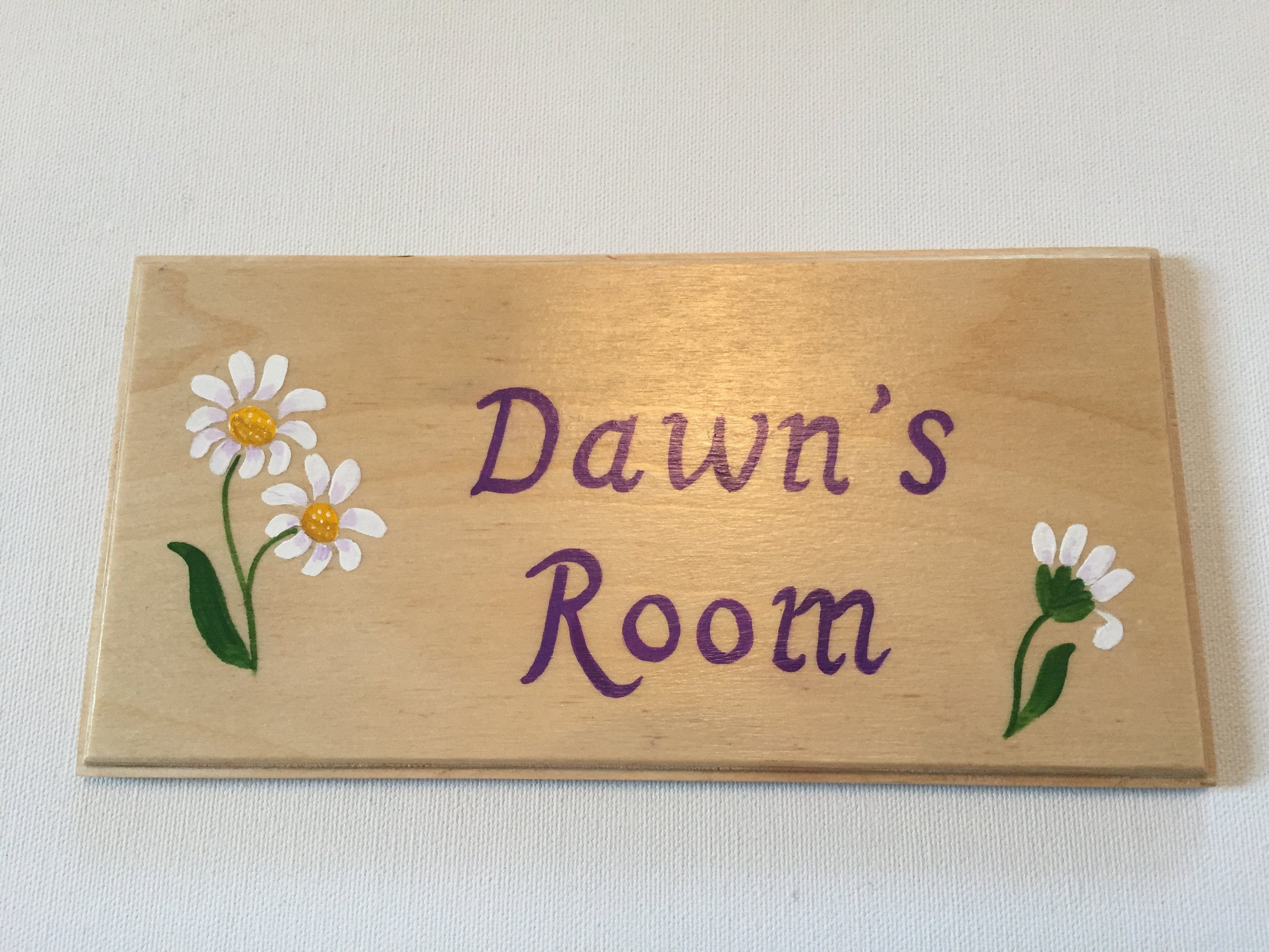 Personalized bedroom plaque door plaque named door sign Etsy