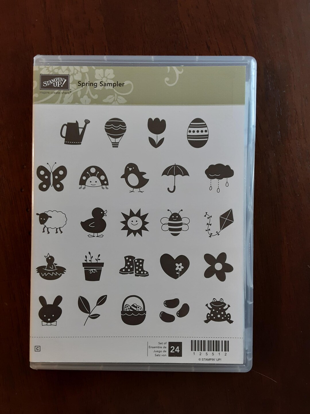 Retired Stampin up Cling Unused Stamp Set "spring Sampler". - Etsy