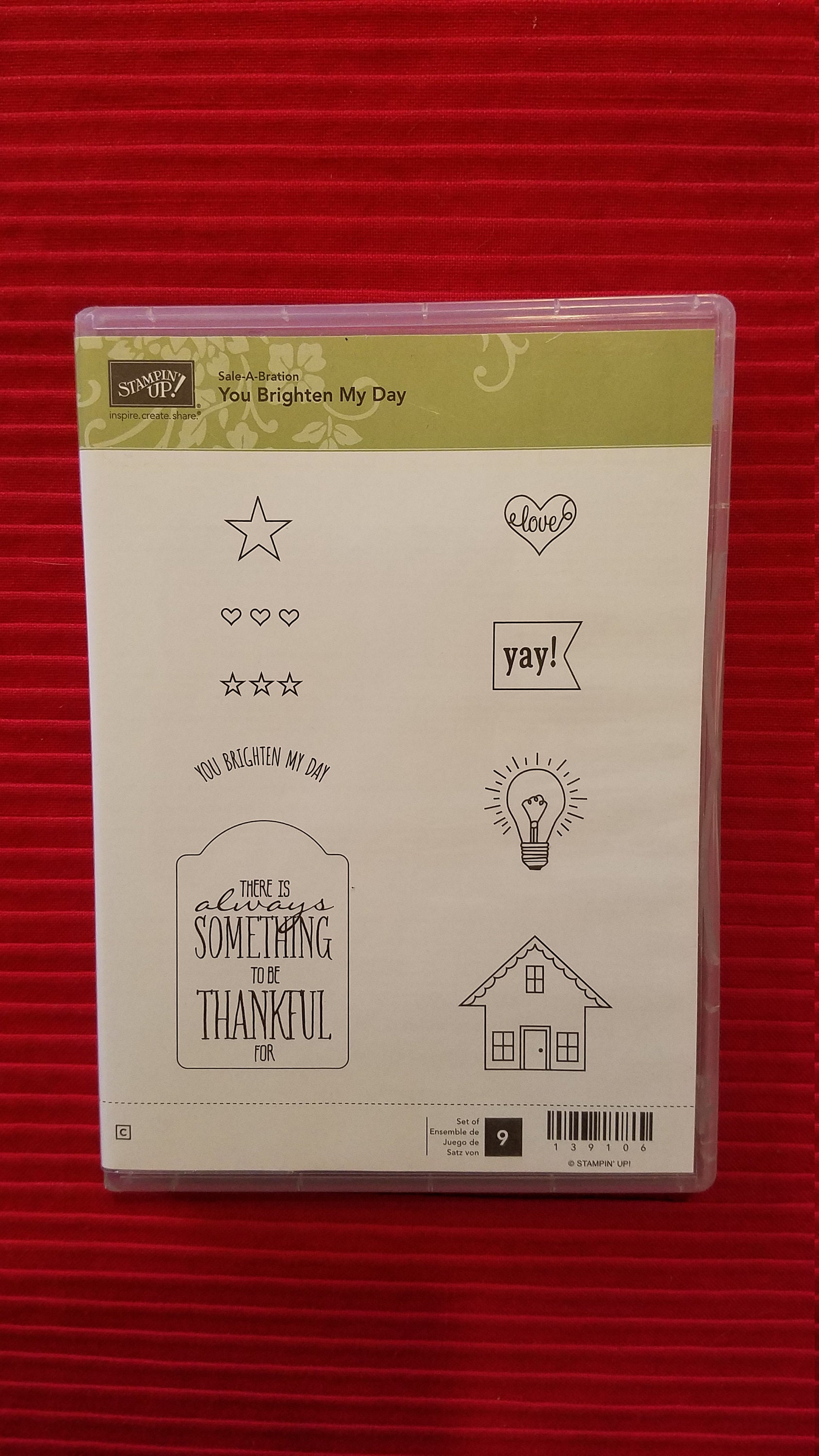 Retired Stampin' Up You Brighten My Day stamp Etsy