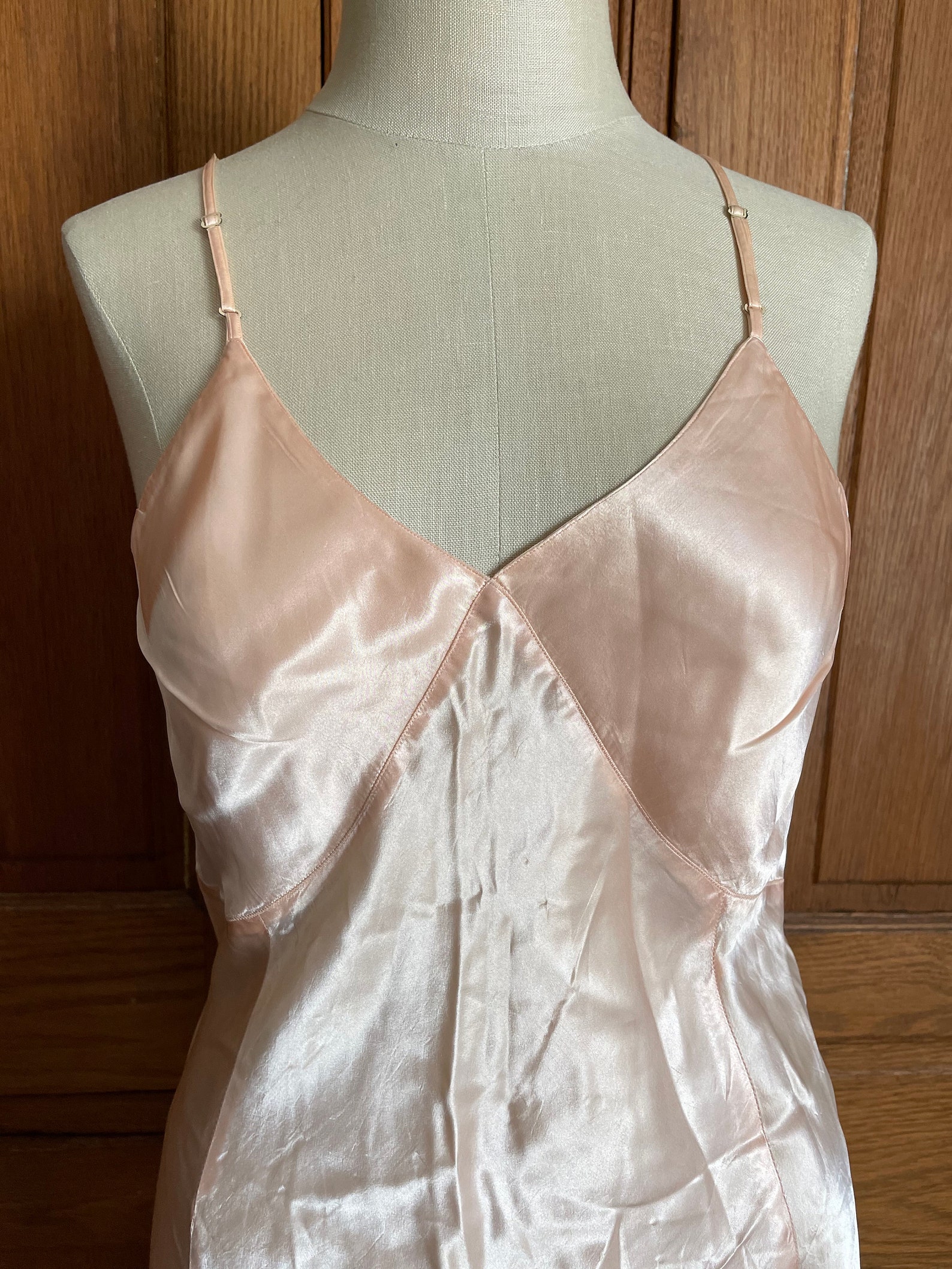 pink satin slip