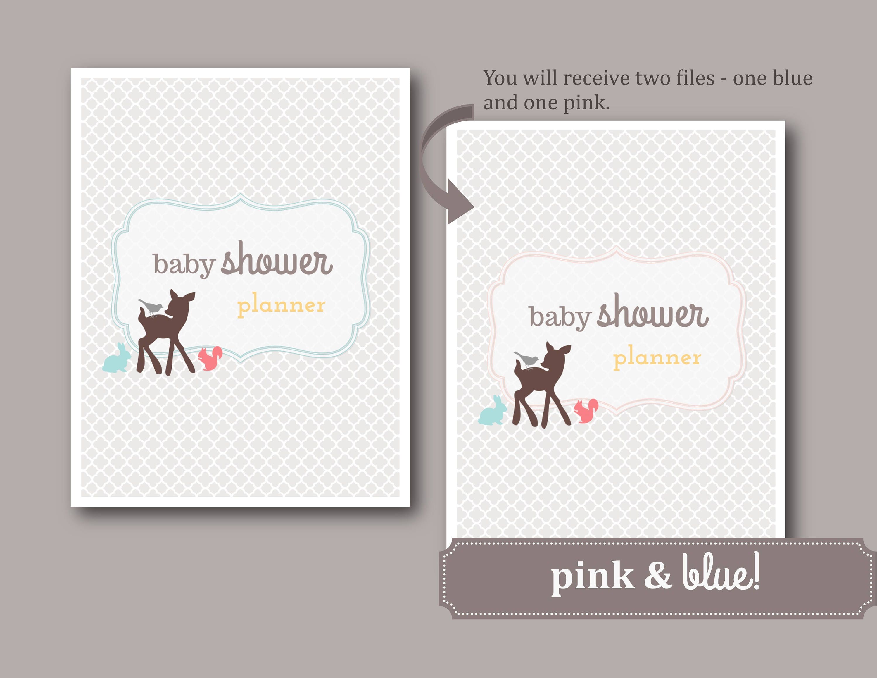 Baby Shower Planner / Shower Organizer / Party Planner / Etsy