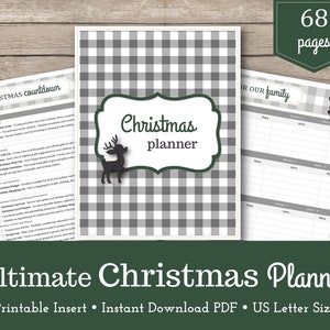 2022 Easy Printable Christmas Organizer Ultimate 2022 Printable Christmas Planner All-In-One | Etsy