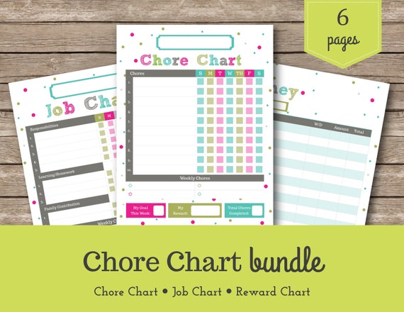 Chore Chart For Kids Allowance