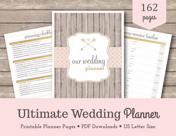 Wedding Planner Wedding Book Wedding Planning Diy Etsy